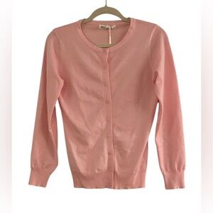 Grace Karin Cardigan Sweater Pink Size Small New with Tags